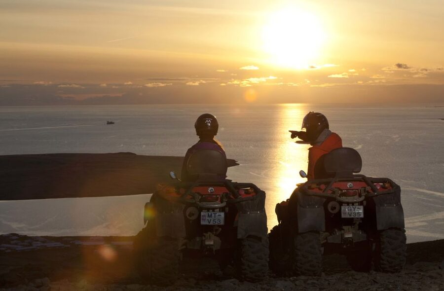 Midnight Sun ATV Tour - Pickup at Reykjavik, then straight to basecamp at the right hour