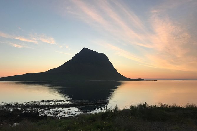 Midnight Sun Kayaking Adventure by Mt. Kirkjufell - Kirkjufell at night: the view payoff you came for