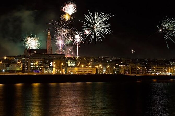 New Years Fireworks by Boat from Reykjavik - Fireworks at midnight, with possible northern lights luck
