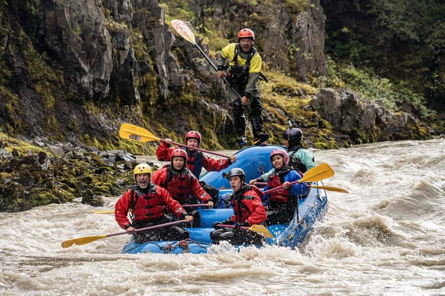 North Iceland: Europe’s Wildest Rafting in DRYSUIT - The 1.5 hour grade IV run, then the ride back to Viking Rafting
