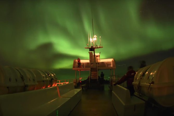 Northern Lights Cruise from Downtown Reykjavik - Peace Tower in October-December: a bright, unexpected bonus
