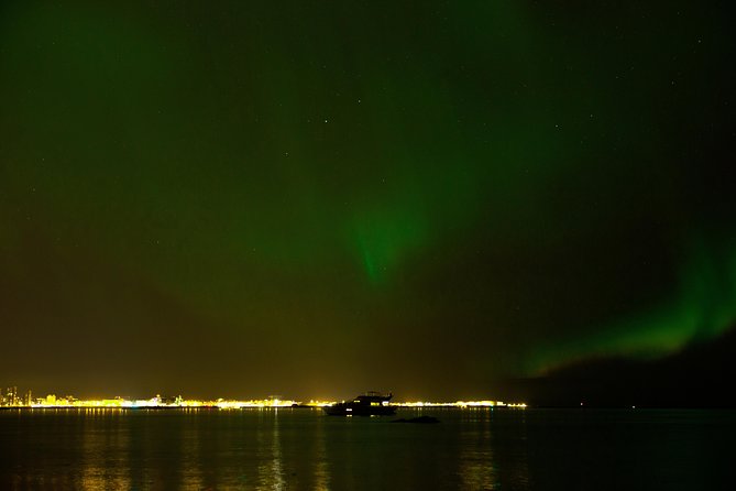 Northern Lights Yacht Cruise - Harpa From the Sea, Then Along the Coastline