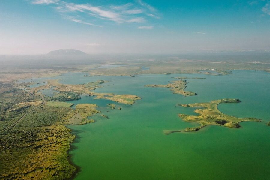 Port Akureyri: Godafoss Waterfall, Myvatn and Baths Tour - Nature Mývatn Baths: the soak that makes the long day worth it