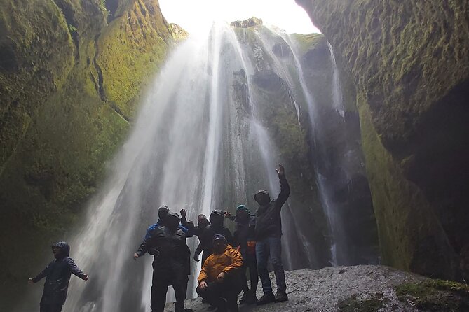 Private Day Tour: Explore Iceland’s South Coast & Glacier Hike - Seljalandsfoss: walking behind a waterfall in the open air