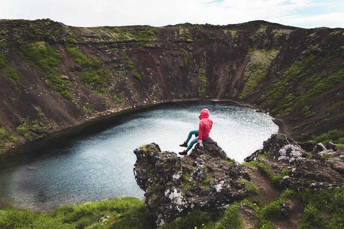 Private Golden Circle & Secret Lagoon tour from Reykjavik - Kerið crater’s red-and-black contrast gives your eyes a break