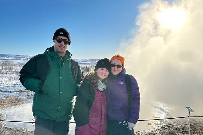 Private Golden Circle tour in a premium class car. - Faxafoss: a wide, cascading waterfall without the big crowds