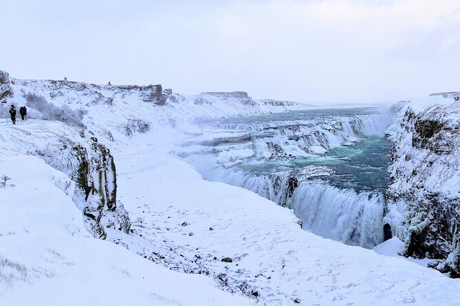 Private Golden Circle Tour with Airport Pick up - Gullfoss waterfall viewpoints with guided timing