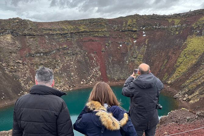 Private Guided Tour Golden Circle & Friðheimar Greenhouse Iceland - Kerið crater: quick stop, extra cost, and easy photo value
