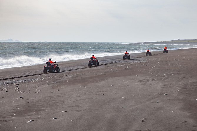 Quad Bike Tour on Black Lava Sands from Mýrdalur - At the base camp: gear up, get safety down, then ride