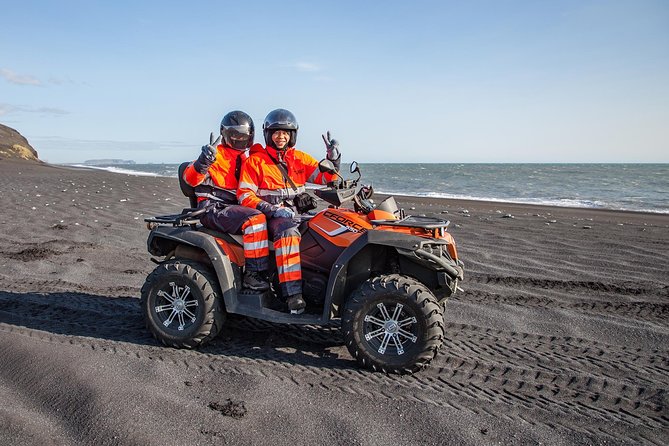 Quad Bike Tour on Black Lava Sands from Mýrdalur - Down to Katla’s black beach: rivers, views, and wind reality