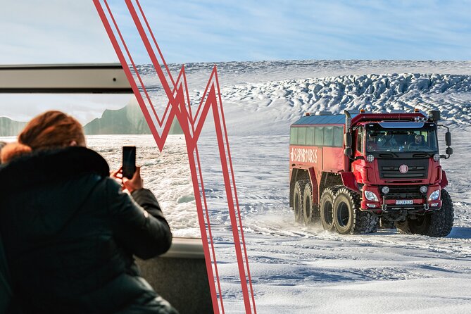 Red Glacier Monster Truck on Langjokull Glacier from Gulfoss - What to Wear: The Non-Negotiables for Glacier Comfort