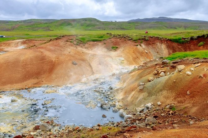Reykjanes Peninsula Tour - Stop 2 at Krýsuvík and Seltún: steam, mud pots, and a boardwalk above magma
