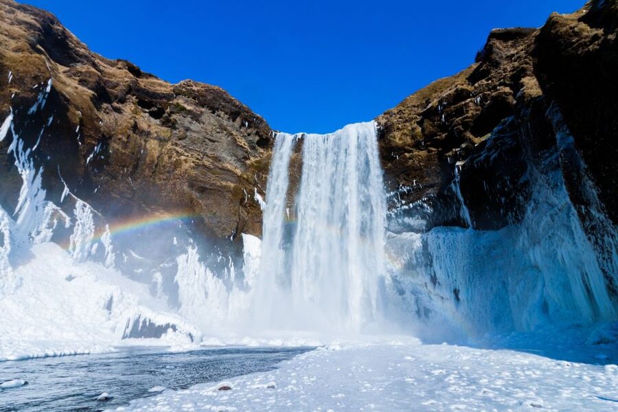 Reykjavik: 3-day South Coast and Golden Circle Experience - Day 2 on the South Coast: walking behind Seljalandsfoss, climbing Skógafoss stairs