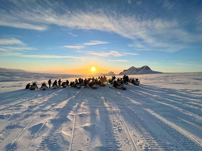 Reykjavík: Glacier Snowmobile and Hot Springs with Pickup - The Langjökull snowmobile ride: license, training, and timing