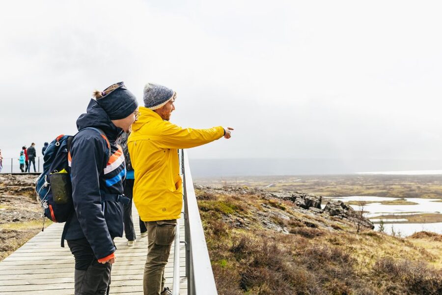 Reykjavik: Golden Circle, Crater & Blue Lagoon Minibus Tour - Kerið crater: make the most of a short 20-minute stop