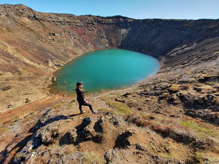 Reykjavik: Golden Circle, Kerid Crater and Sky Lagoon Tour - Gullfoss waterfalls: two tiers, several viewpoints, and the power you can feel