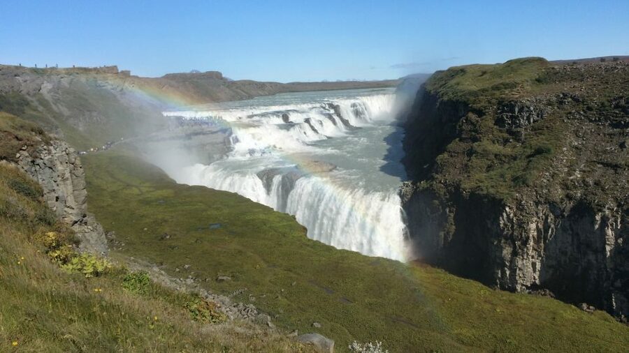 Reykjavik: Golden Circle & Langjökull Glacier on a Jeep - Gullfoss: big waterfall energy, plus a real break