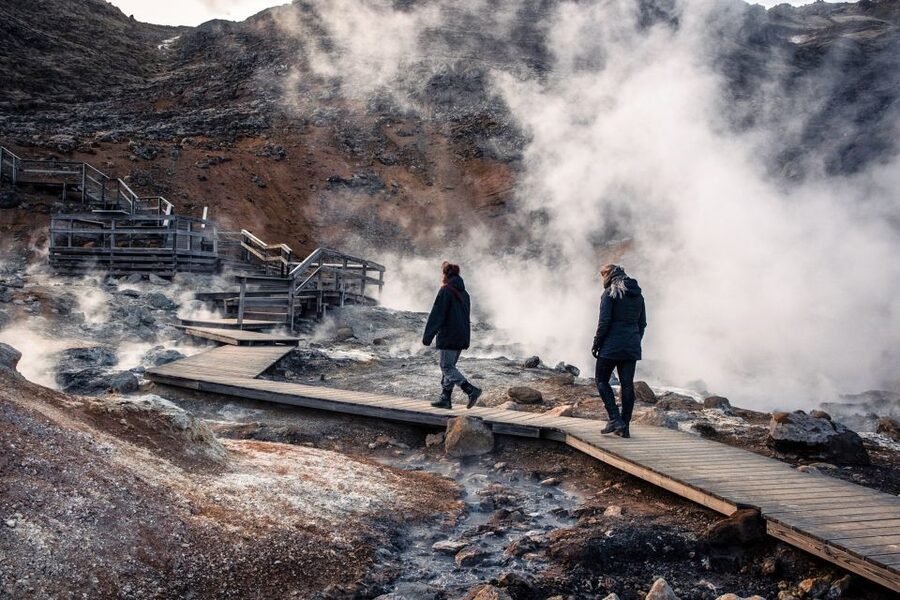 Reykjavík: Guided Afternoon Hiking Tour to New Volcano Site - Weather, Wind, and the Headlamp Question