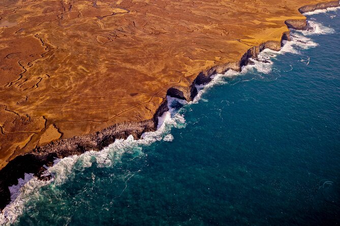 Reykjavik Helicopter Private Tour of Volcanoes - Stop 4: Coastal Rock Formations, Steep Cliffs, and the Atlantic South