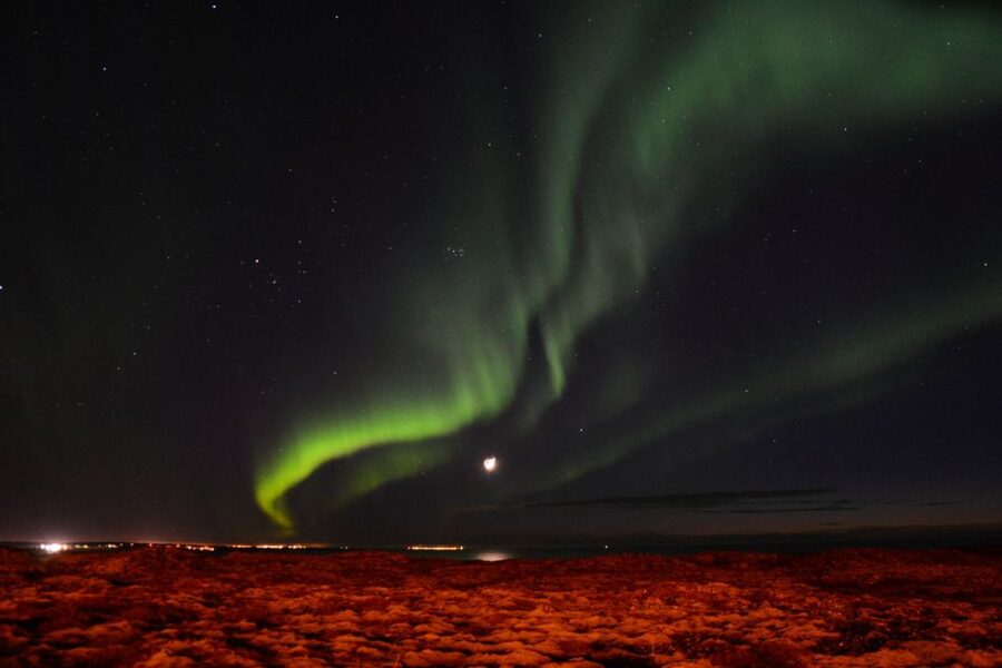 Reykjavik: Northern Lights Motor Yacht Cruise - Inside warmth, outside viewing, and the bar with hot drinks