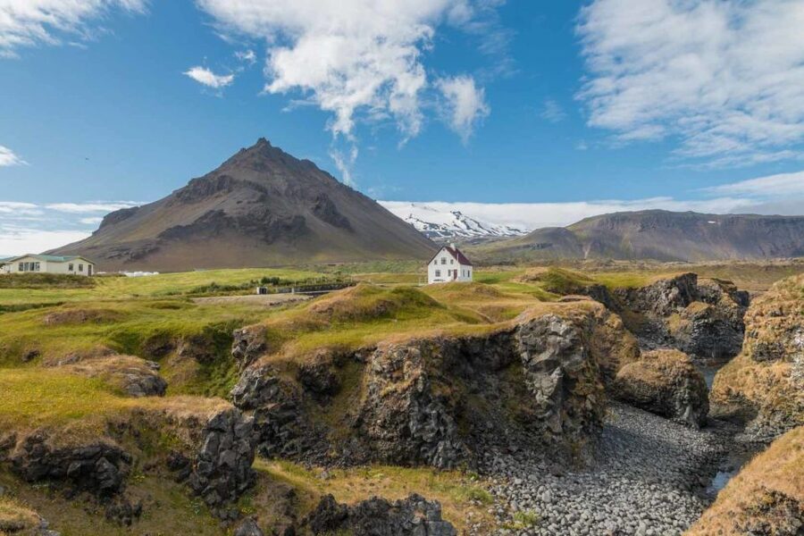 Reykjavik: Private Snaefellsnes and Kirkjufell Jeep Tour - Budir’s black church and the mossy lava start