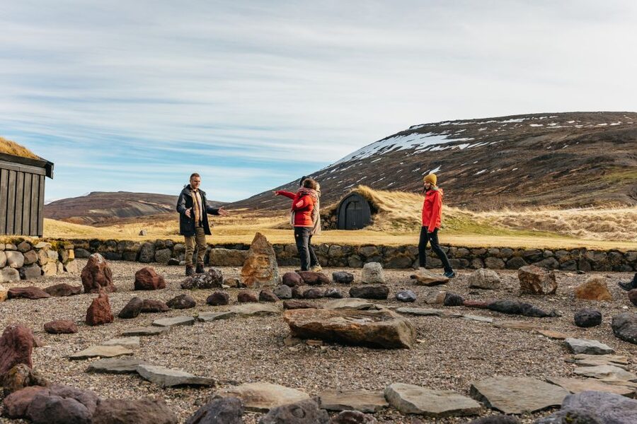 Reykjavik: Silver Circle Tour, Canyon Ride, & Thermal Baths - Husafell: turf houses, elf huts, and the Lifting Stone