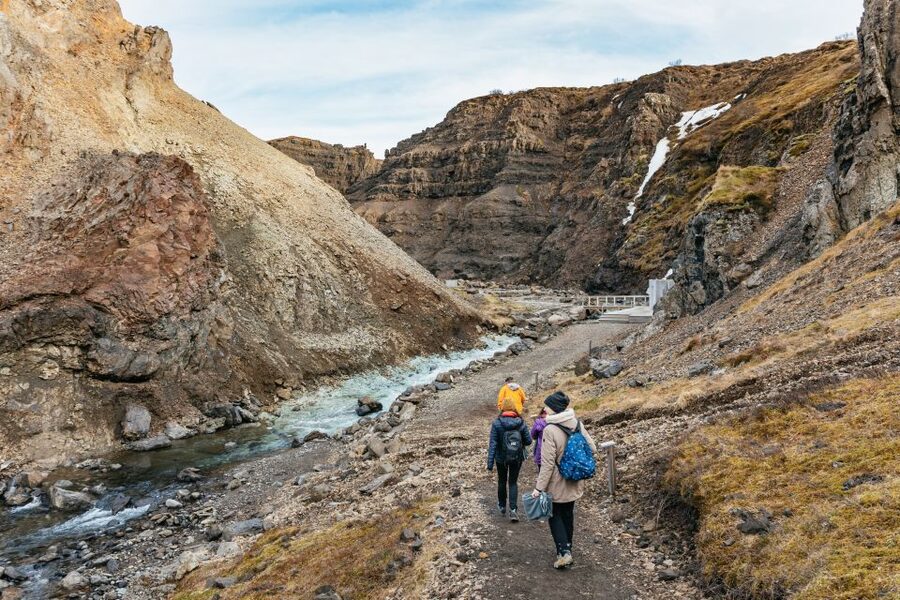 Reykjavik: Silver Circle Tour, Canyon Ride, & Thermal Baths - The canyon leg: Deildargil and Langifoss in the off-road zone