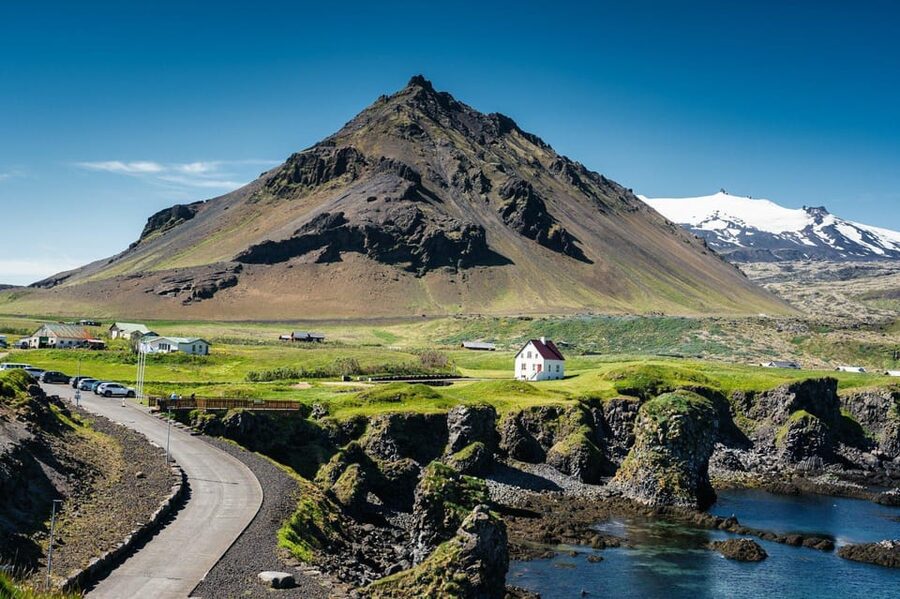 Reykjavik: Snæfellsnes Day Trip with Vatnshellir Lava Cave - Lóndrangar sea stacks and Arnarstapi cliffs, basalt guardians and coastal walking