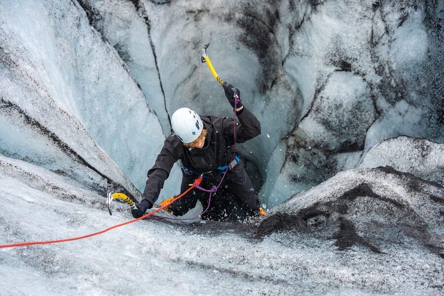 Reykjavík: Sólheimajökull Glacier Hike & Ice Climbing Intro - Small group logistics and guide style, from Monica to Daniel