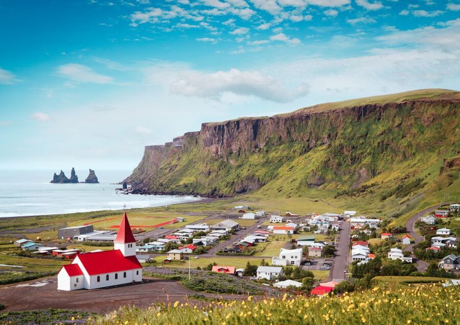 Reykjavik: South Coast Waterfalls & Glacier Small-Group Tour - Skógafoss: why this stop feels like Iceland goes loud