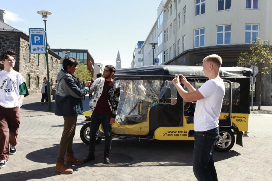 Reykjavík Tuk Tuk Tour - Þúfa: The Artistic Mound Stop and Why It’s a Good First Break