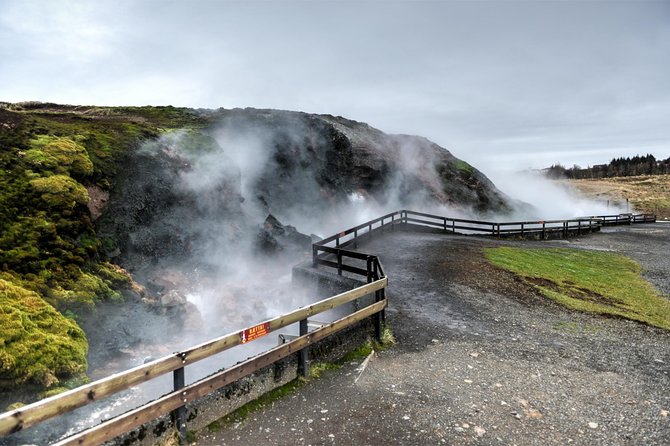 Silver Circle: Lava Cave, Waterfalls & Iceland Horses-Small Group - Hraunfossar and Barnafoss, lava waterfalls across 900 meters