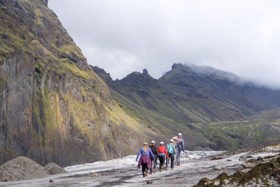 Skaftafell: Extra Small Group Glacier Adventure - The main hike: heading toward higher, less-crowded ice