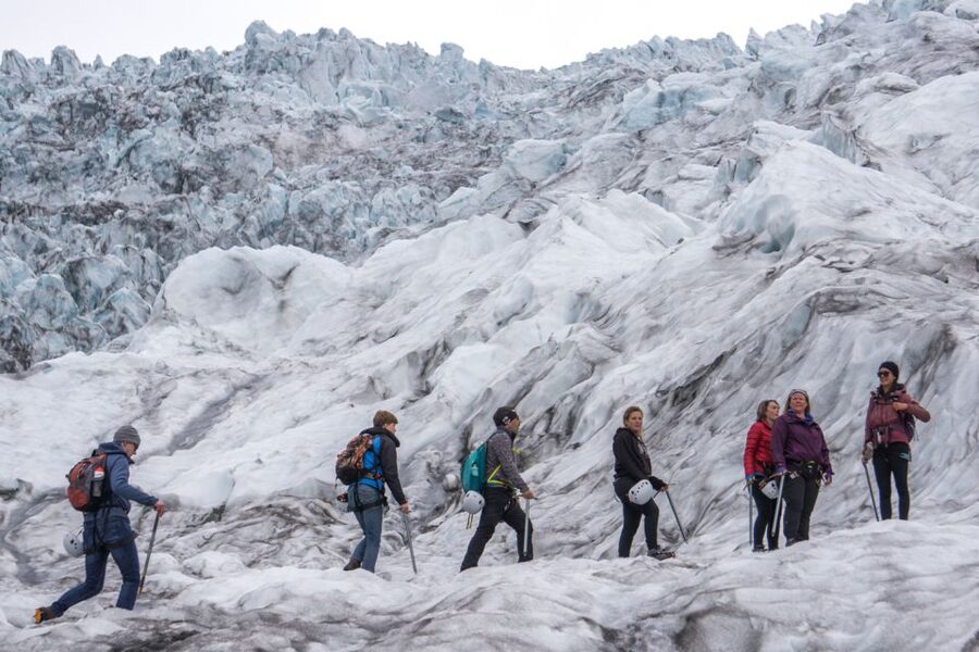Skaftafell: Extra Small Group Glacier Adventure - Heading back down: the descent is the real test