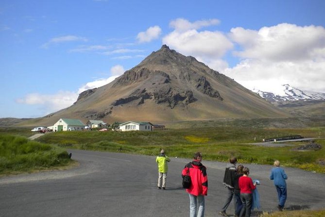 Snaefellsnes National Park and Natural Wonders from Reykjavik - Lóndrangar View Point: rock formations that look staged