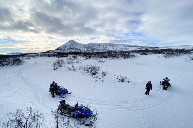 Snowmobile Tour by Lake Mývatn - Riding Frozen Lake Mývatn: the view is the whole point