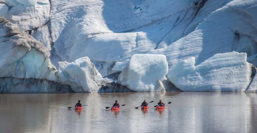 Sólheimajökull: Guided Kayaking Tour on the Glacier Lagoon - Base Camp Setup: dry suits, quick technique, and an easy start