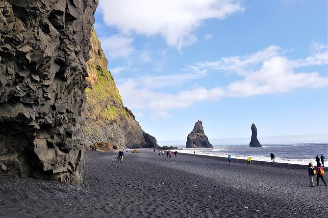 South Coast Private Day Tour - up to 9 passengers - Stop 2: Reynisfjara black sand near Vík, famous and dramatic