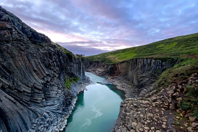 Stuðlagil Canyon and Vök Baths Day Tour - Rjúkandi Waterfall stop: the easy warm-up before the canyon