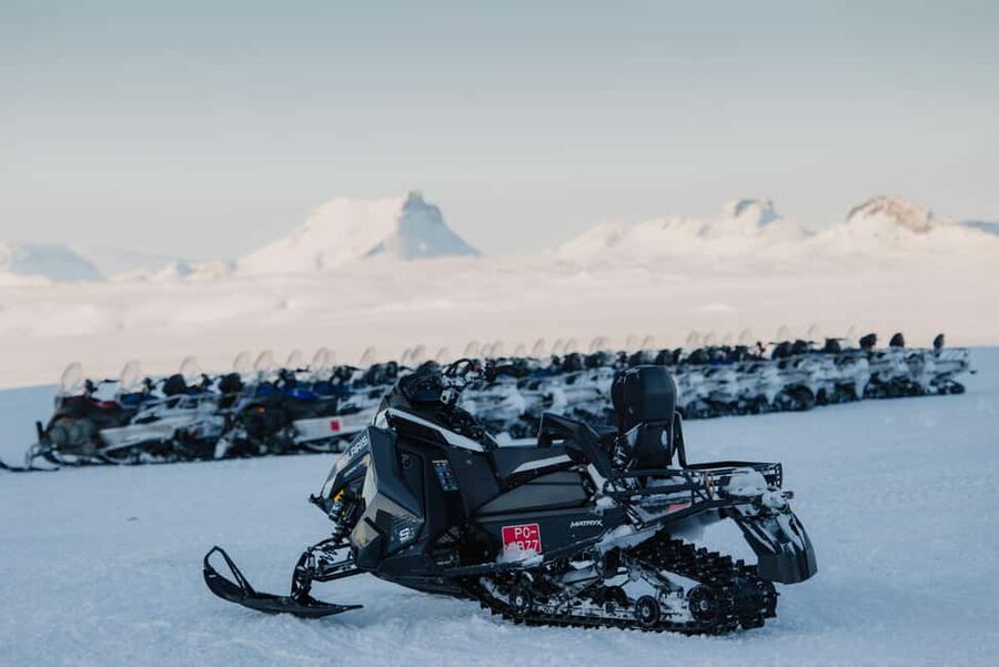 Superjeep Golden Circle and Glacier Snowmobile Tour - The Drive Up to Langjökull Glacier Base Camp