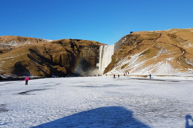 Superjeep south coast & Katla Ice Caves from Reykjavik - Skogafoss: short stop, big waterfall impact