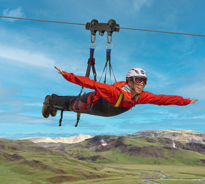 The Falcon : Superman ride with Mega Zipline Iceland - Where You Meet: Reykjadalur Café and a 10 Minute Buffer