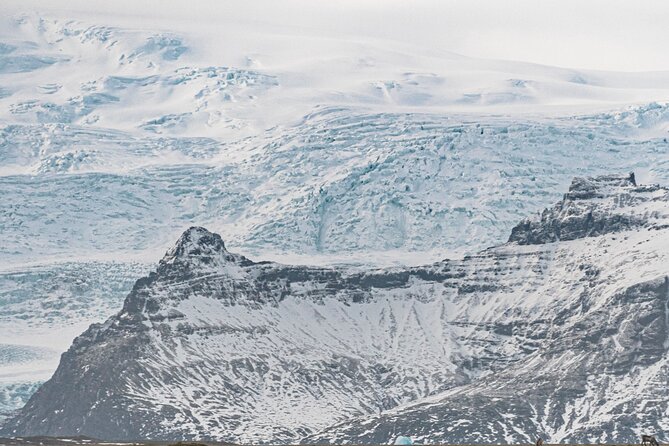 Treasure Iceland - Ice Cave Discovery - The hike approach: moraine terrain and getting ready for crampons