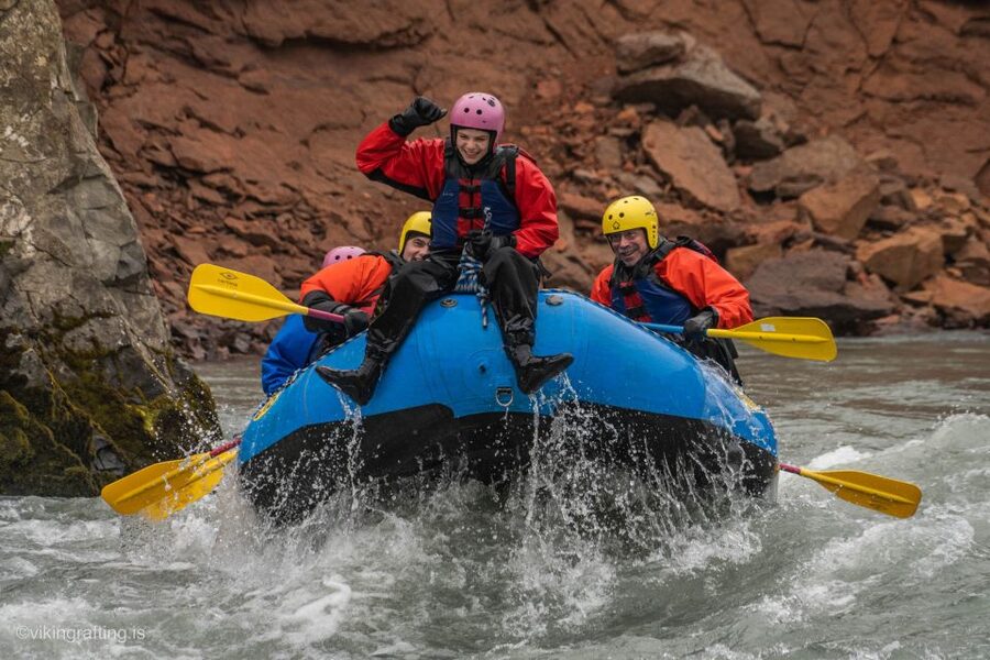 Varmahlíð: Top-Rated Family Adventure Rafting in Drysuits - 90 minutes of rafting on the West Glacial River, gentle rapids with real scenery energy