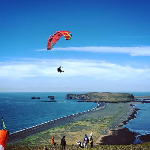 Vík: Paragliding Tandem Flight - Start at True Adventure Iceland, Then Head Out by Jeep
