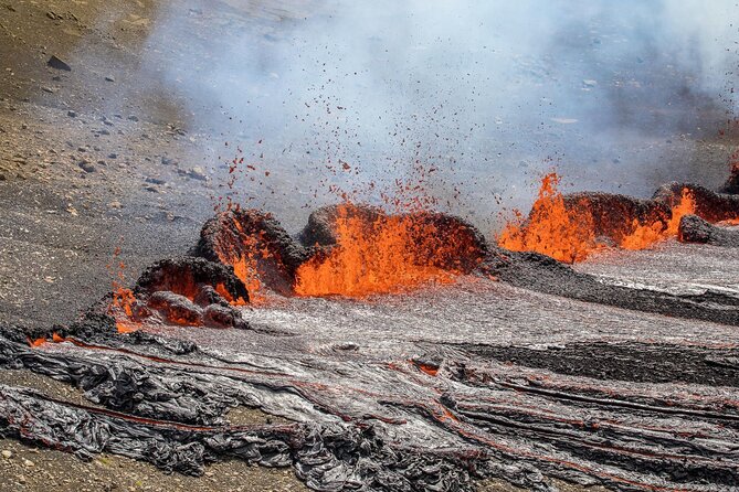 Volcano Hike & Northern Lights Combo Tour - Fagradalsfjall volcano hike: lava fields, steep ground, and route changes