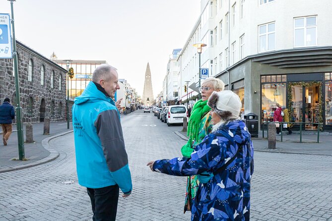 Walk with a Viking: Private Tour of Reykjavik's Top Sights and Local Spots - Ingólfstorg to the stone pillars: sagas start here