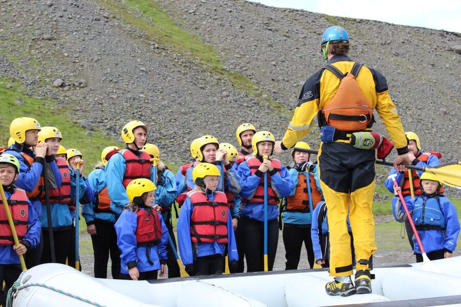 West Glacial River Family Rafting - Bakkaflöt Meet-Up and the Smart Gear-Up Routine